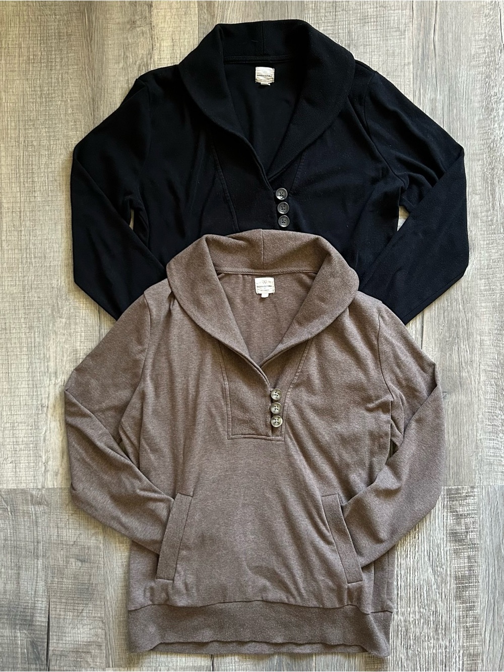 Banana Republic Women’s V-Neck Shawl-Collar Sweaters - Black & Brown